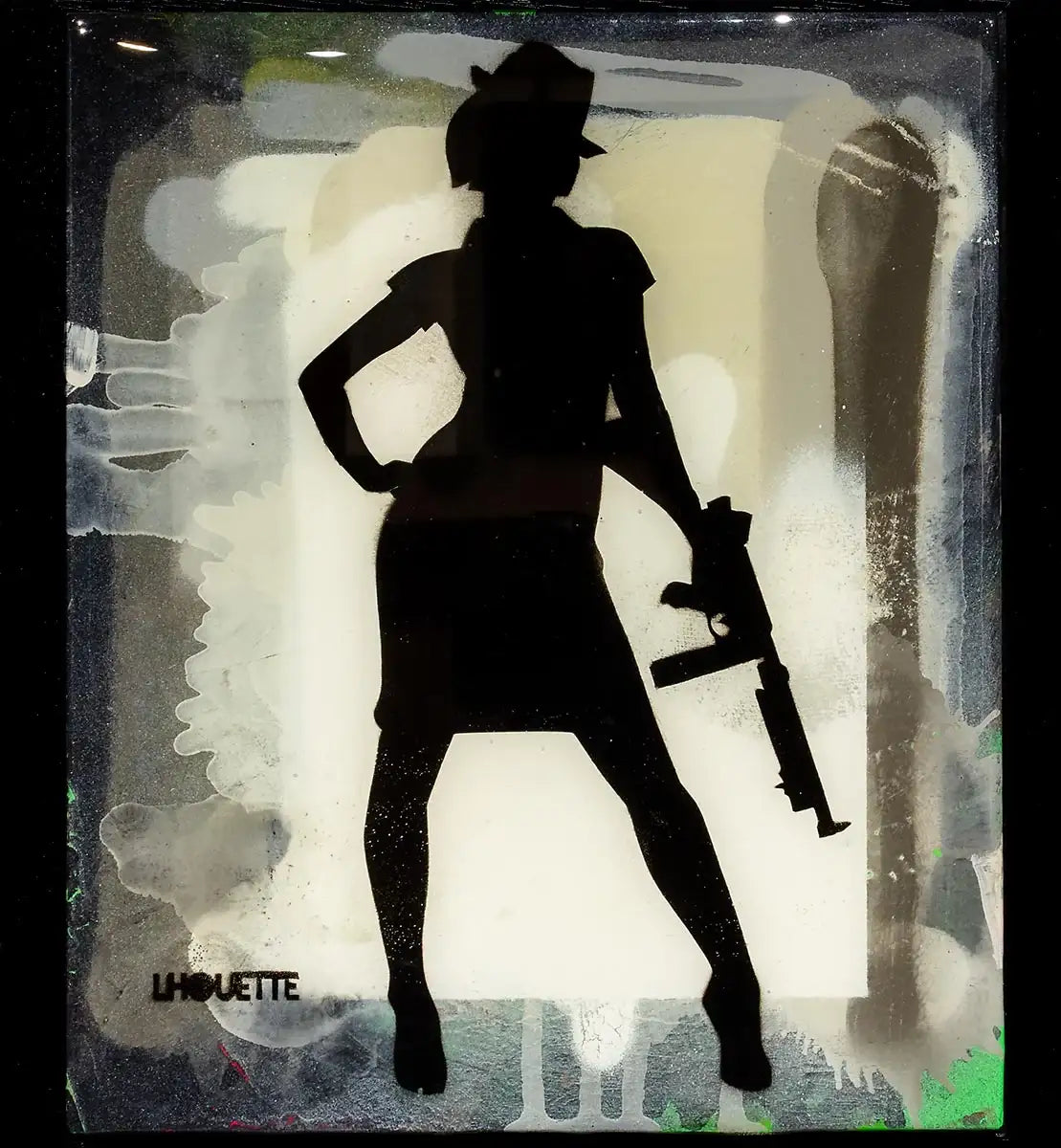 Duck Hunt Mixer - Stealth Grey - SOLD by artist Lhouette - Wyecliffe Galleries