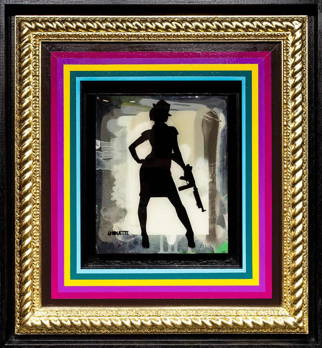 Duck Hunt Mixer - Stealth Grey - SOLD by artist Lhouette - Wyecliffe Galleries