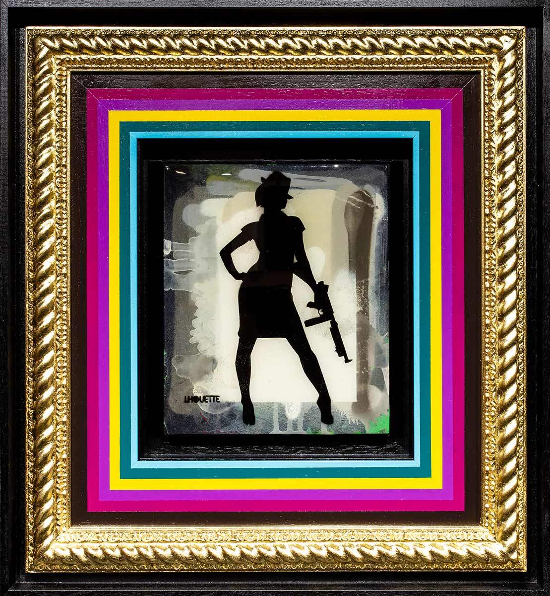 Duck Hunt Mixer - Stealth Grey - SOLD by artist Lhouette - Wyecliffe Galleries