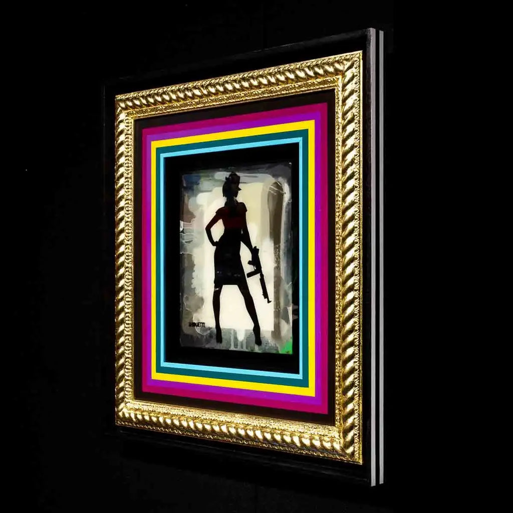 Duck Hunt Mixer - Stealth Grey - SOLD by artist Lhouette - Wyecliffe Galleries