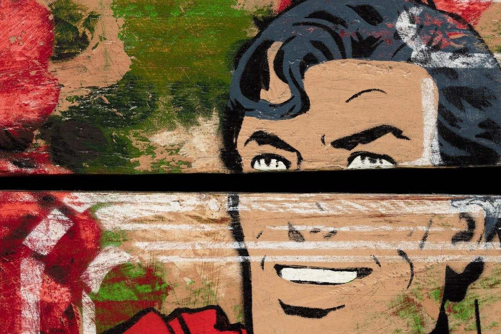 Eeyore Pallet - Original - SOLD by artist Lhouette - Wyecliffe Galleries