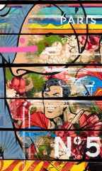 Eeyore Pallet - Original - SOLD by artist Lhouette - Wyecliffe Galleries