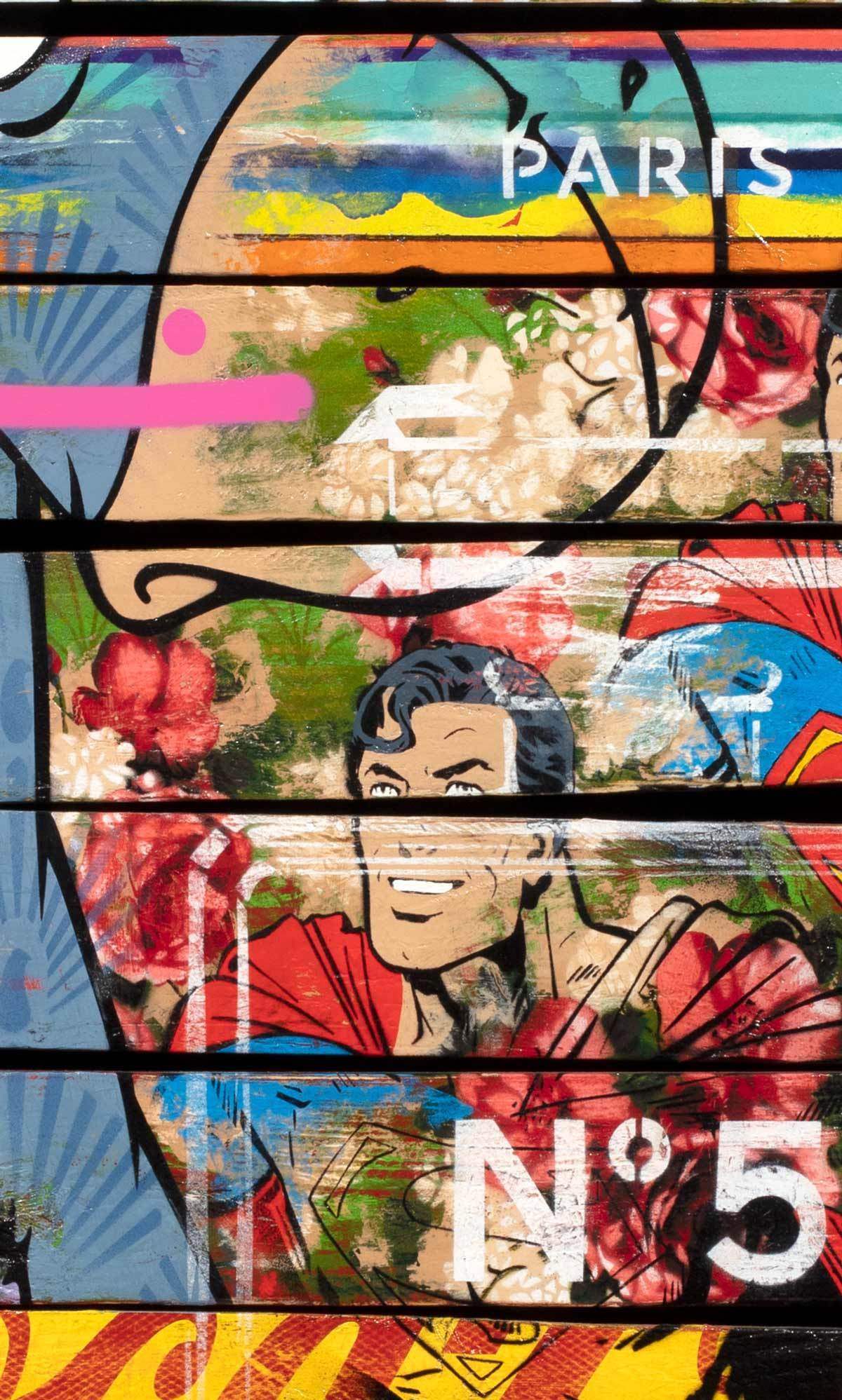 Eeyore Pallet - Original - SOLD by artist Lhouette - Wyecliffe Galleries