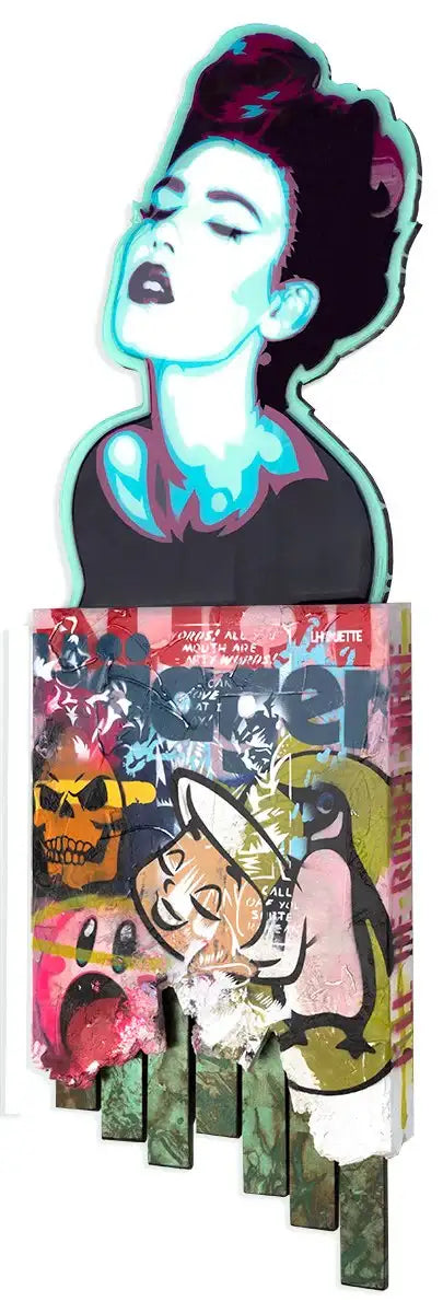 Figure Head - Mint - Haagen-Dazs - SOLD by artist Lhouette - Wyecliffe Galleries