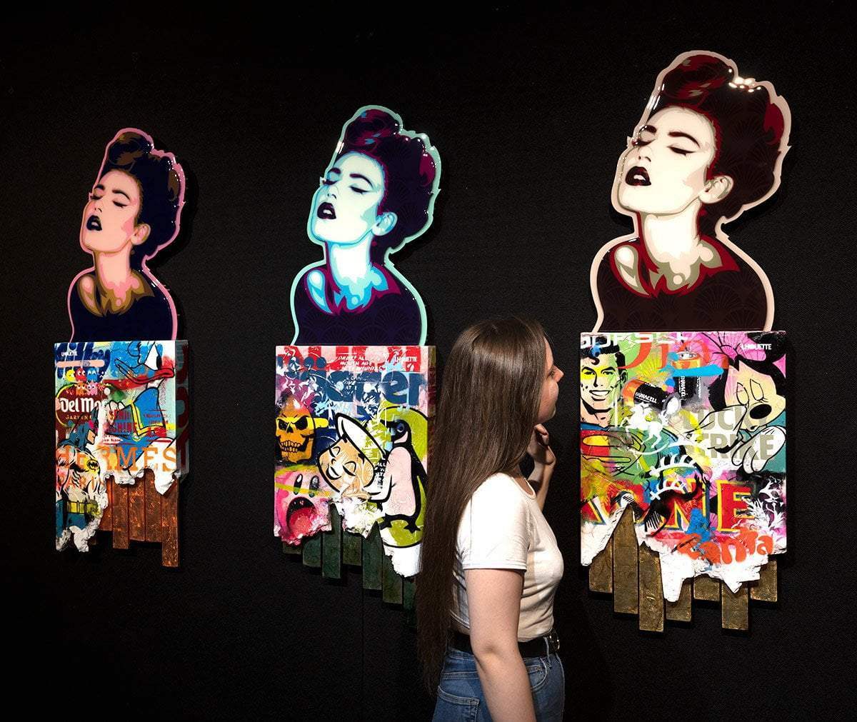 Figure Head - Mint - Haagen-Dazs - SOLD by artist Lhouette - Wyecliffe Galleries