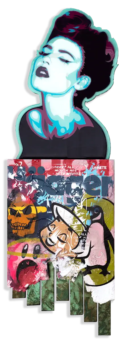 Figure Head - Mint - Haagen-Dazs - SOLD by artist Lhouette - Wyecliffe Galleries