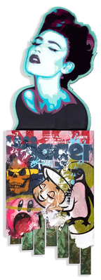 Figure Head - Mint - Haagen-Dazs - SOLD by artist Lhouette - Wyecliffe Galleries