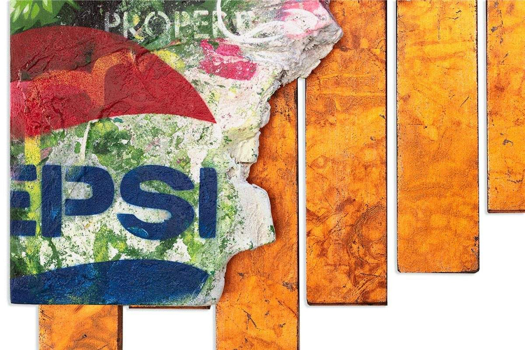 Figure Head - Shrimp - Pepsi - Original - SOLD by artist Lhouette - Wyecliffe Galleries