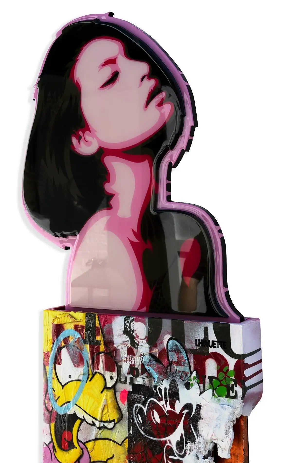 Figure Head - Shrimp - Pepsi - Original - SOLD by artist Lhouette - Wyecliffe Galleries