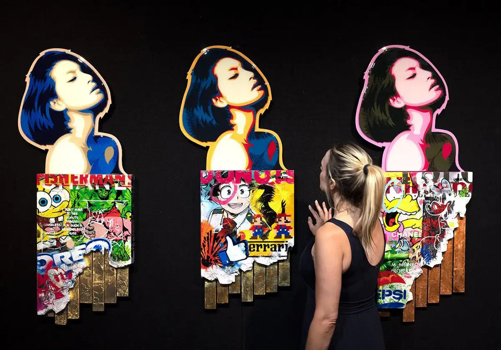 Figure Head - Shrimp - Pepsi - Original - SOLD by artist Lhouette - Wyecliffe Galleries