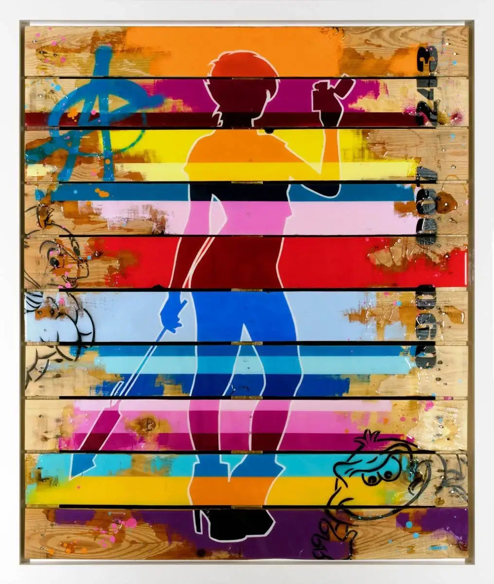 Firecracker - Originial - SOLD by artist Lhouette - Wyecliffe Galleries