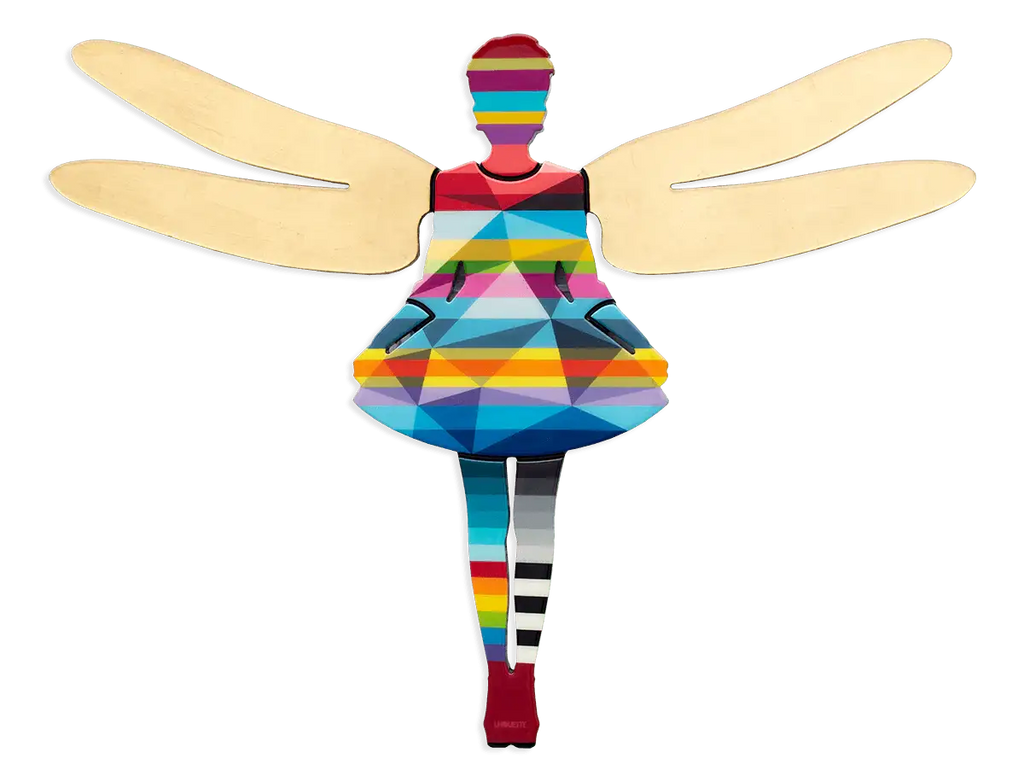 Firefly Geometric Miniature - SOLD by artist Lhouette - Wyecliffe Galleries