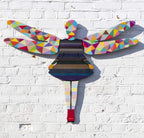 Firefly Geometric Miniature Wall Sculpture - Original SOLD by artist Lhouette - Wyecliffe Galleries