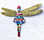 Firefly Geometric Wall Sculpture - Original - SOLD by artist Lhouette - Wyecliffe Galleries