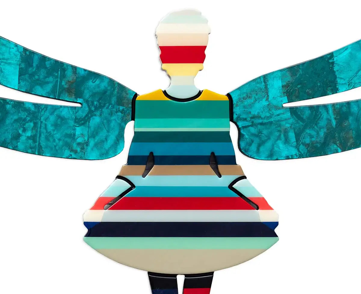 Firefly Miniature Wall Sculpture - Original - SOLD by artist Lhouette - Wyecliffe Galleries