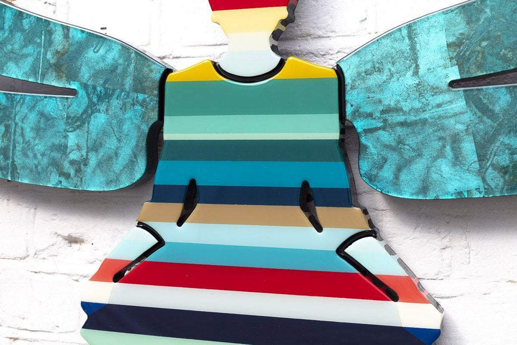 Firefly Miniature Wall Sculpture - Original - SOLD by artist Lhouette - Wyecliffe Galleries