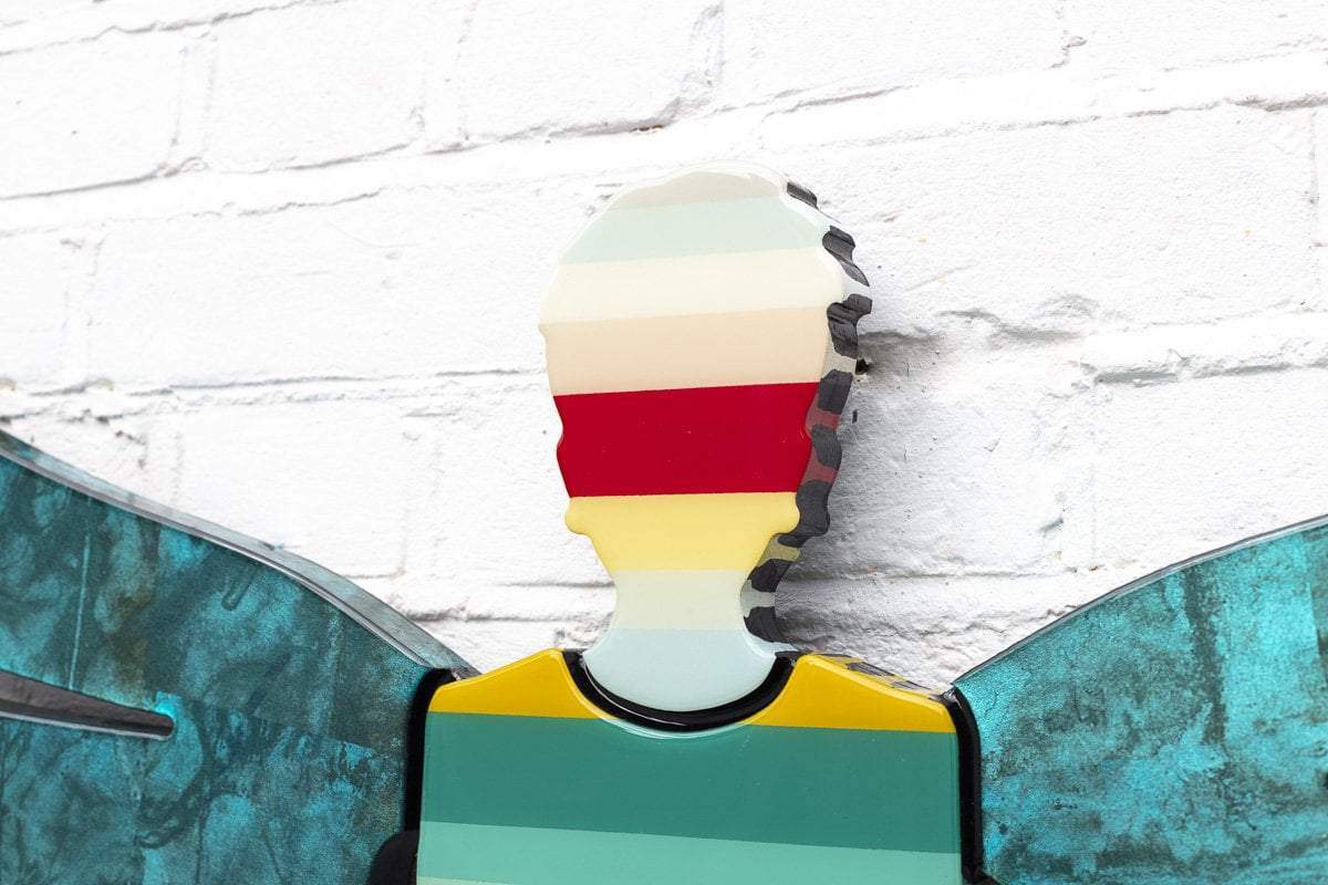 Firefly Miniature Wall Sculpture - Original - SOLD by artist Lhouette - Wyecliffe Galleries