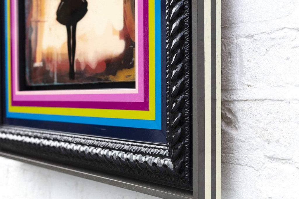 Firefly Mixer (Creme Orange) - Original - SOLD by artist Lhouette - Wyecliffe Galleries