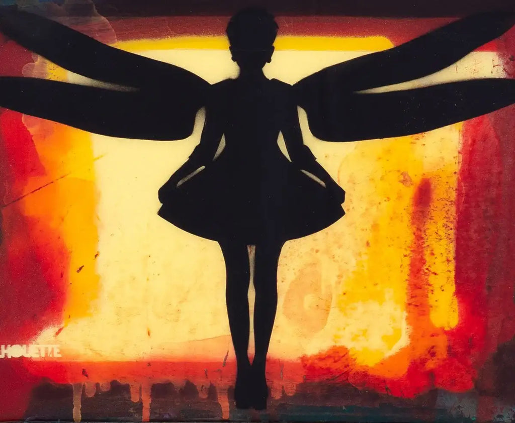 Firefly Mixer - Golden Yellow - Original - SOLD by artist Lhouette - Wyecliffe Galleries