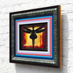 Firefly Mixer - Golden Yellow - Original - SOLD by artist Lhouette - Wyecliffe Galleries