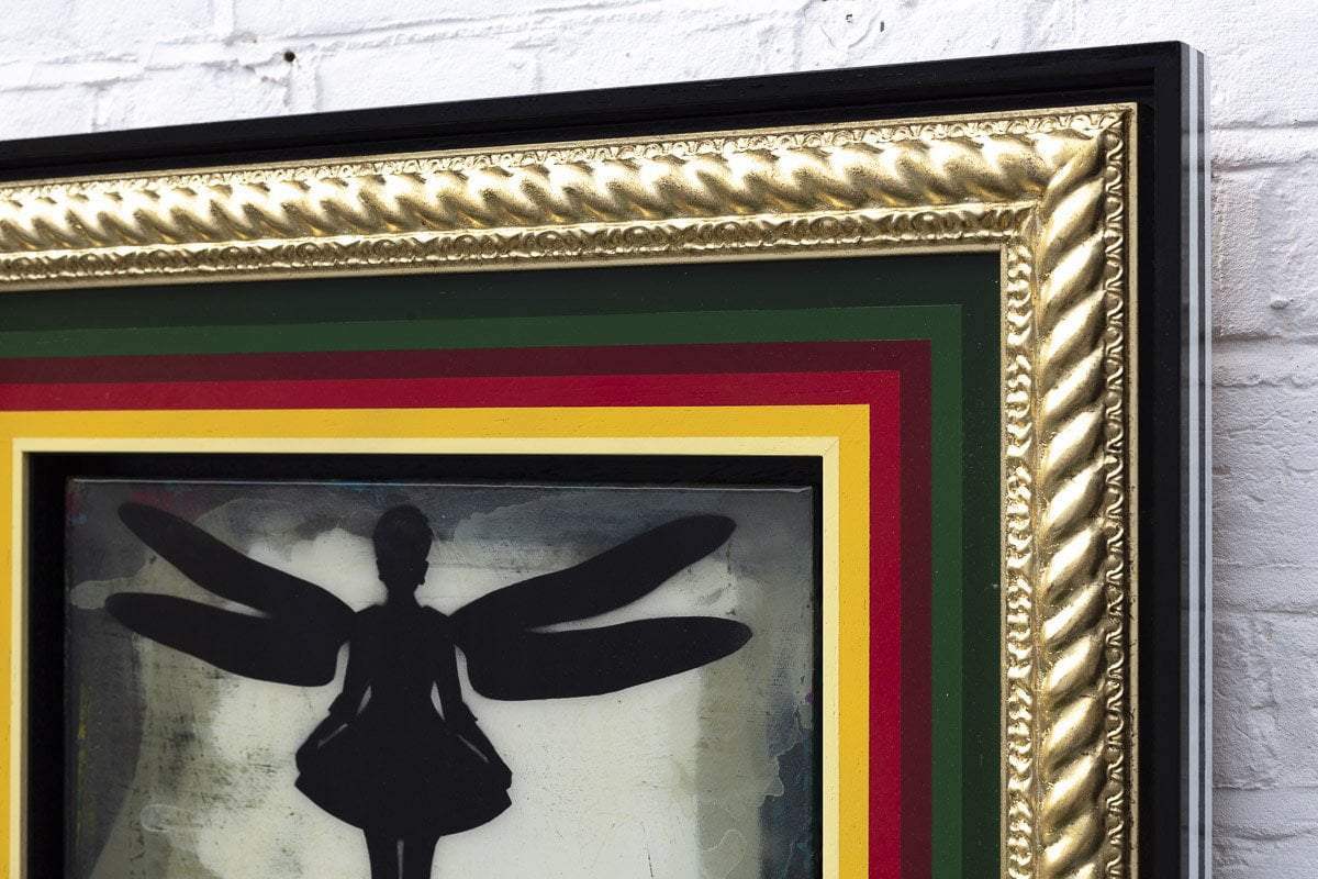 Firefly Mixer (Pebble) - Original by artist Lhouette - Wyecliffe Galleries