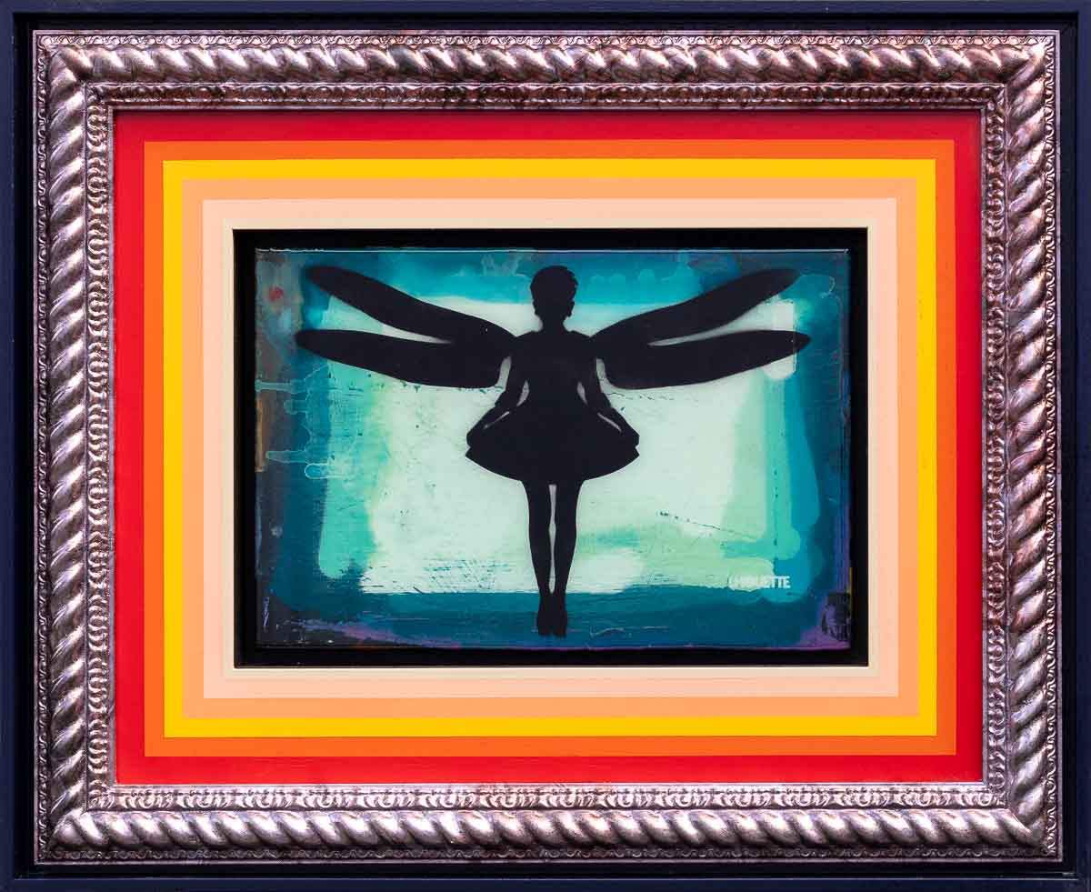 Firefly Mixer (Polar Blue) - Original - SOLD by artist Lhouette - Wyecliffe Galleries