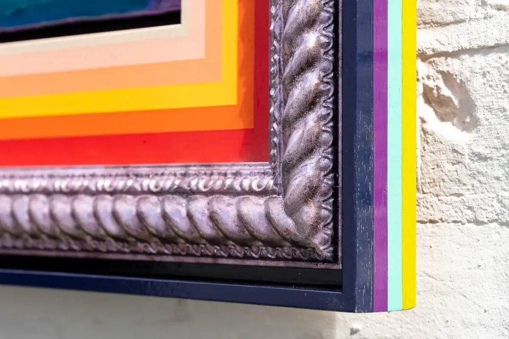 Firefly Mixer (Polar Blue) - Original - SOLD by artist Lhouette - Wyecliffe Galleries