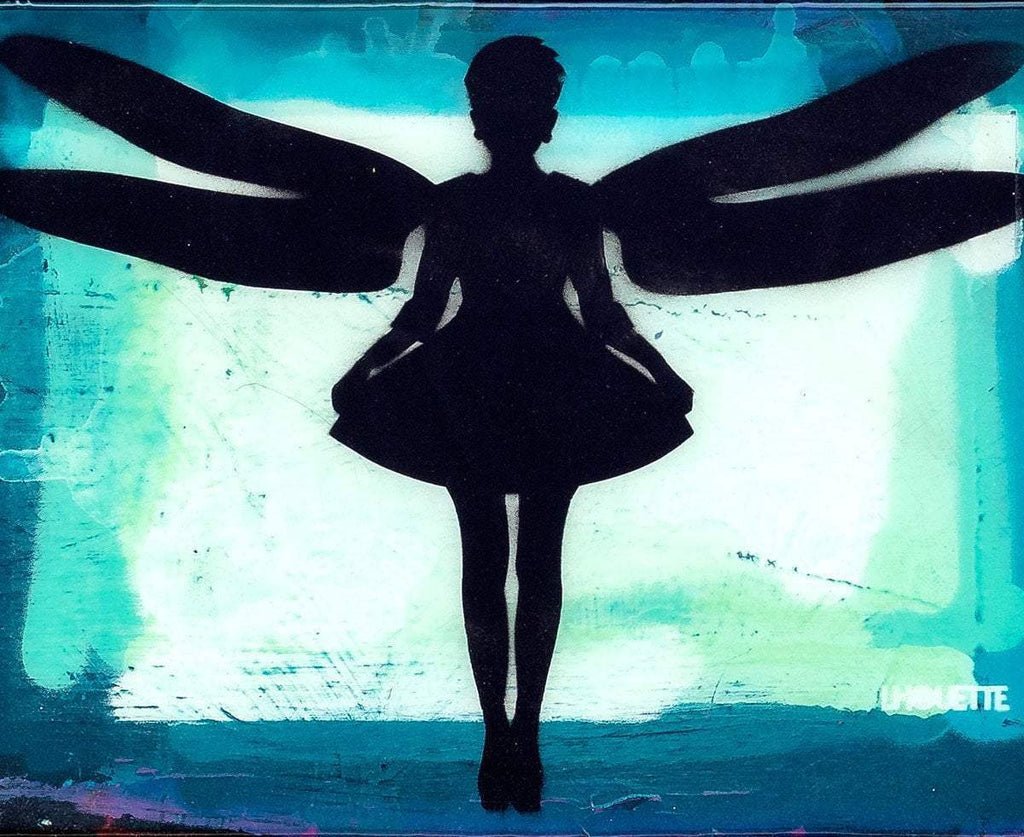 Firefly Mixer (Polar Blue) - Original - SOLD by artist Lhouette - Wyecliffe Galleries