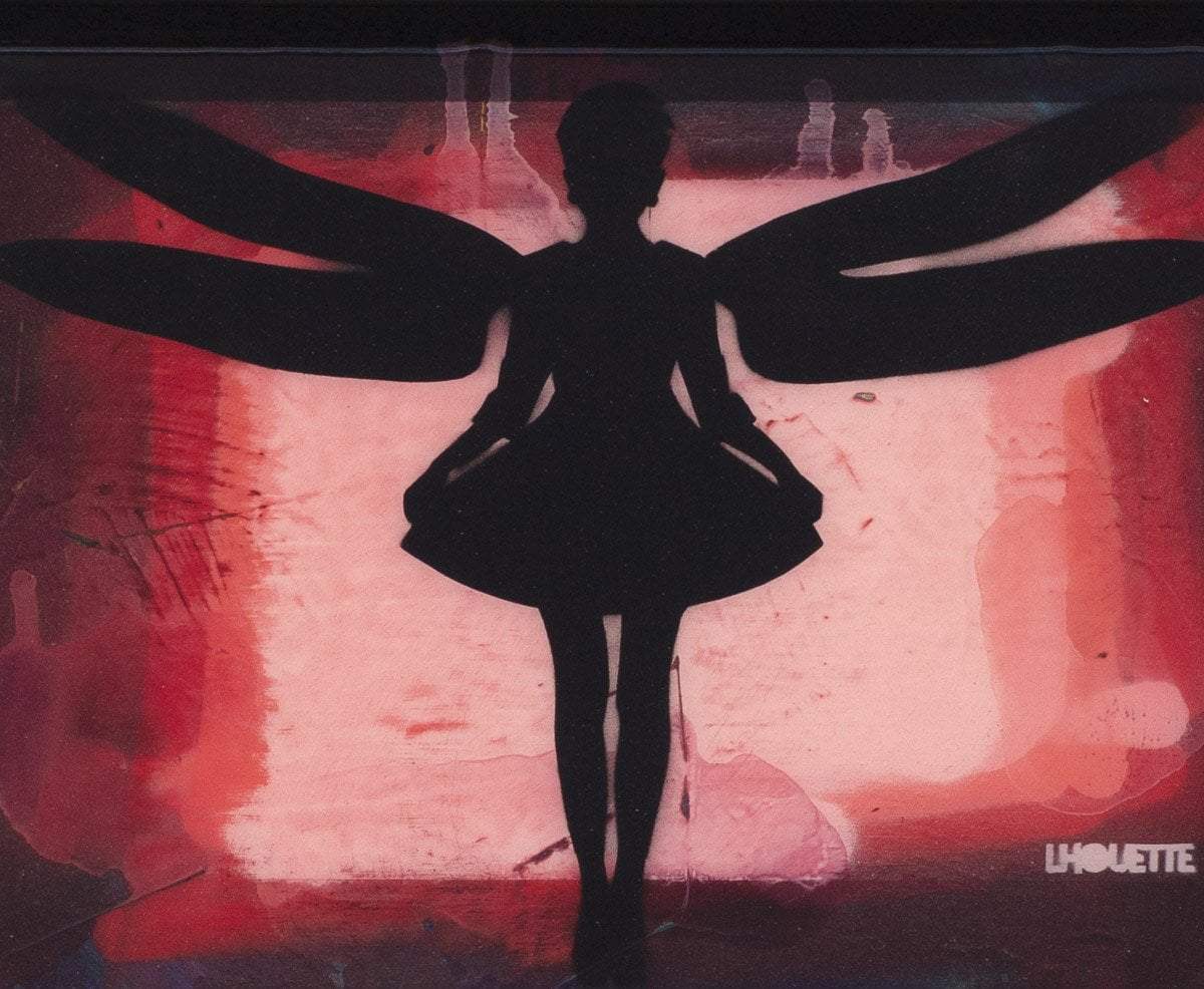 Firefly Mixer (Strawberry) - Original - SOLD by artist Lhouette - Wyecliffe Galleries