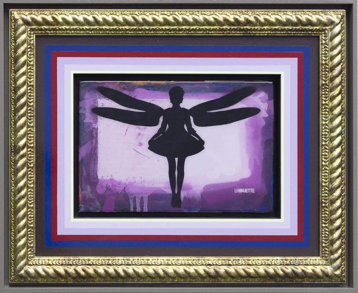 Firefly Mixer (Viola) - Original - SOLD by artist Lhouette - Wyecliffe Galleries