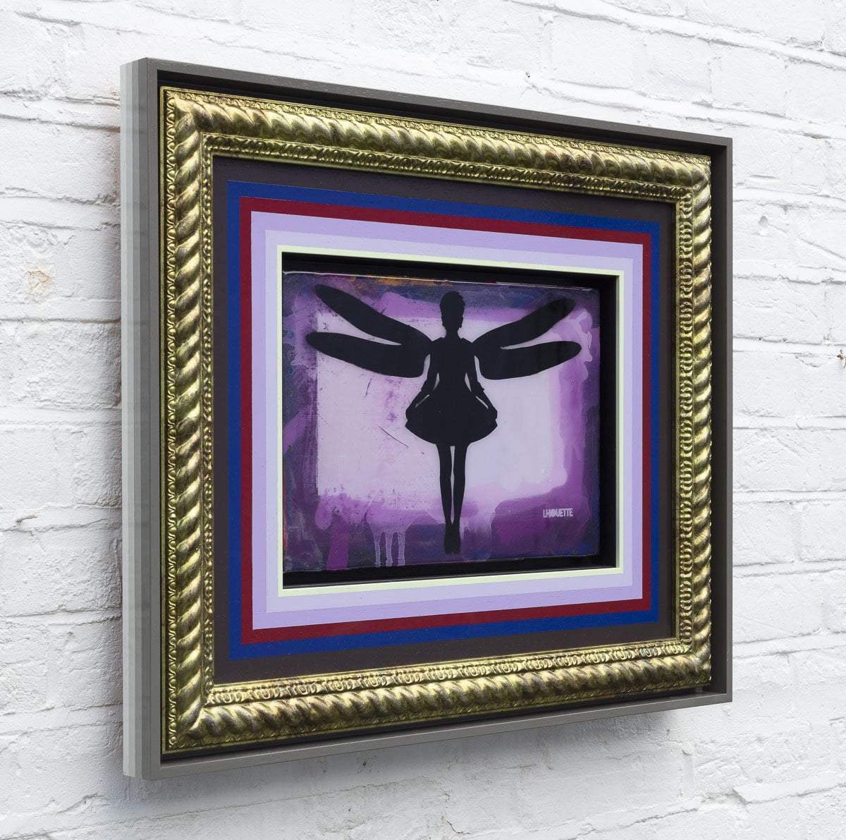 Firefly Mixer (Viola) - Original - SOLD by artist Lhouette - Wyecliffe Galleries