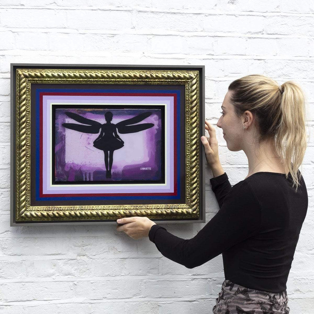 Firefly Mixer (Viola) - Original - SOLD by artist Lhouette - Wyecliffe Galleries