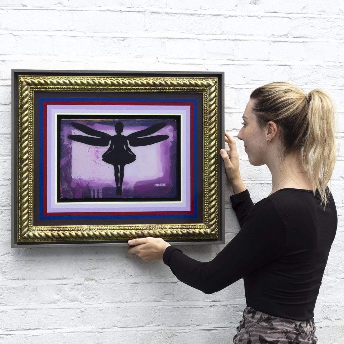 Firefly Mixer (Viola) - Original - SOLD by artist Lhouette - Wyecliffe Galleries