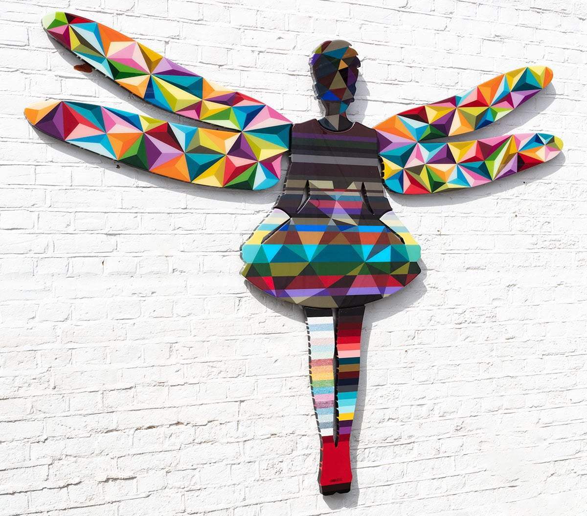 Firefly - Original Wall Sculpture - SOLD by artist Lhouette - Wyecliffe Galleries