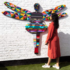 Firefly - Original Wall Sculpture - SOLD by artist Lhouette - Wyecliffe Galleries