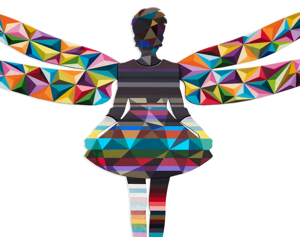 Firefly - Original Wall Sculpture - SOLD by artist Lhouette - Wyecliffe Galleries