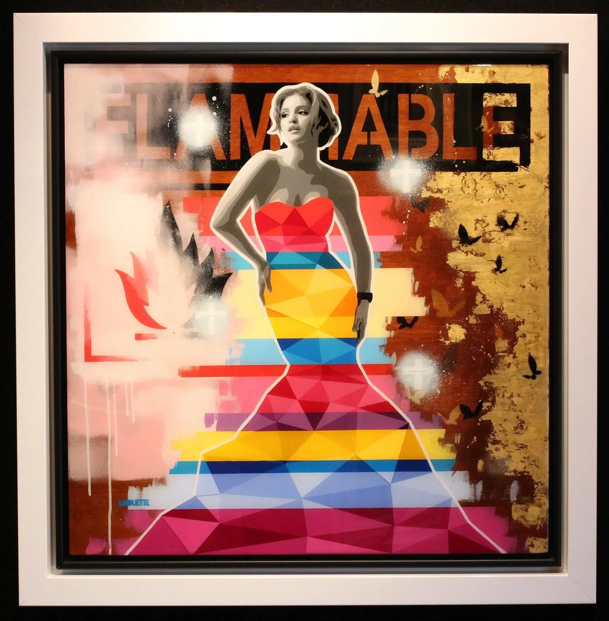 Flashpoint - ORIGINAL SOLD by artist Lhouette - Wyecliffe Galleries