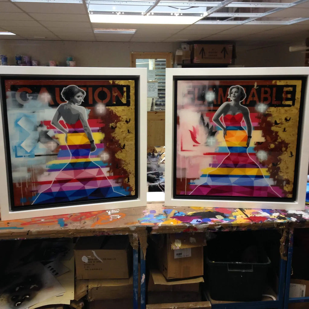 Flashpoint - ORIGINAL SOLD by artist Lhouette - Wyecliffe Galleries