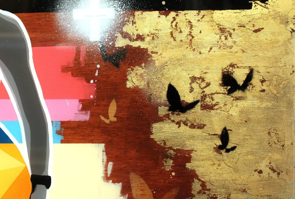 Flashpoint - ORIGINAL SOLD by artist Lhouette - Wyecliffe Galleries