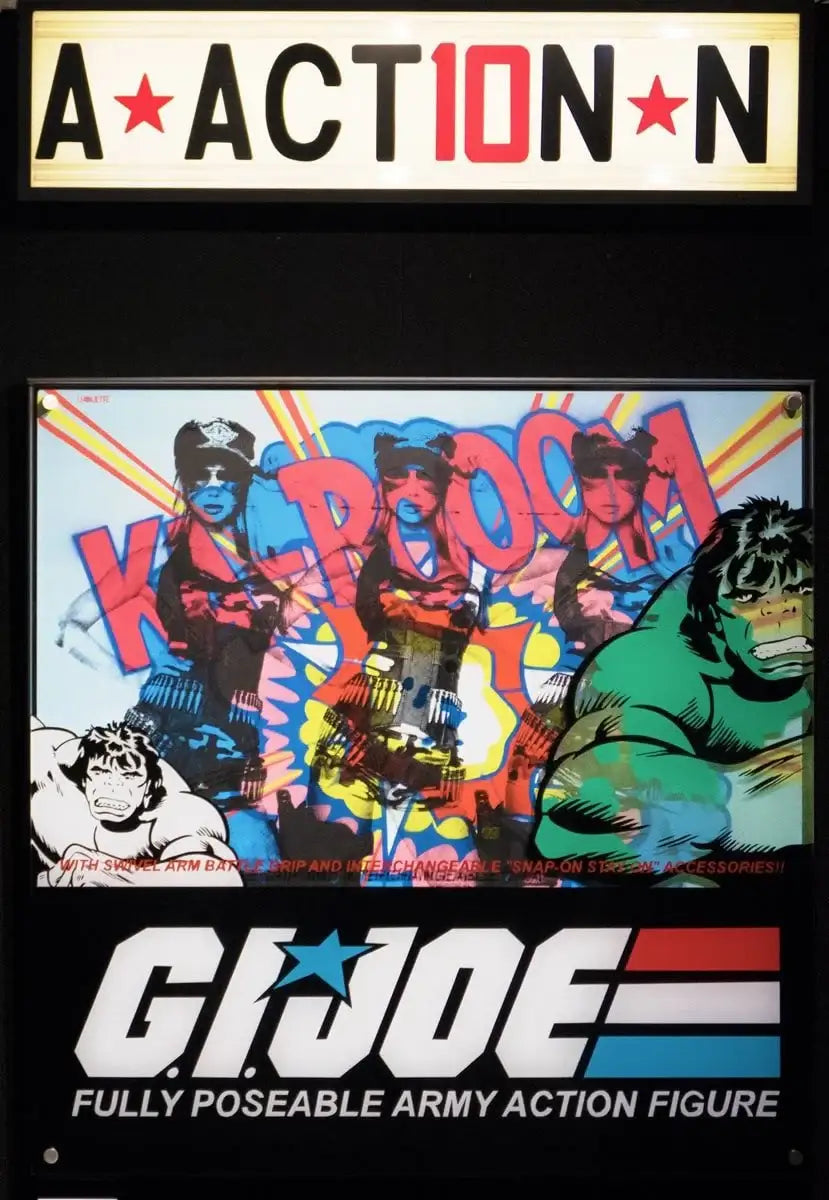 G.I. Joes - Video Heaven - SOLD by artist Lhouette - Wyecliffe Galleries