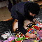 The Girl from Planet 9 - Original - SOLD by artist lhouette - Wyecliffe Galleries