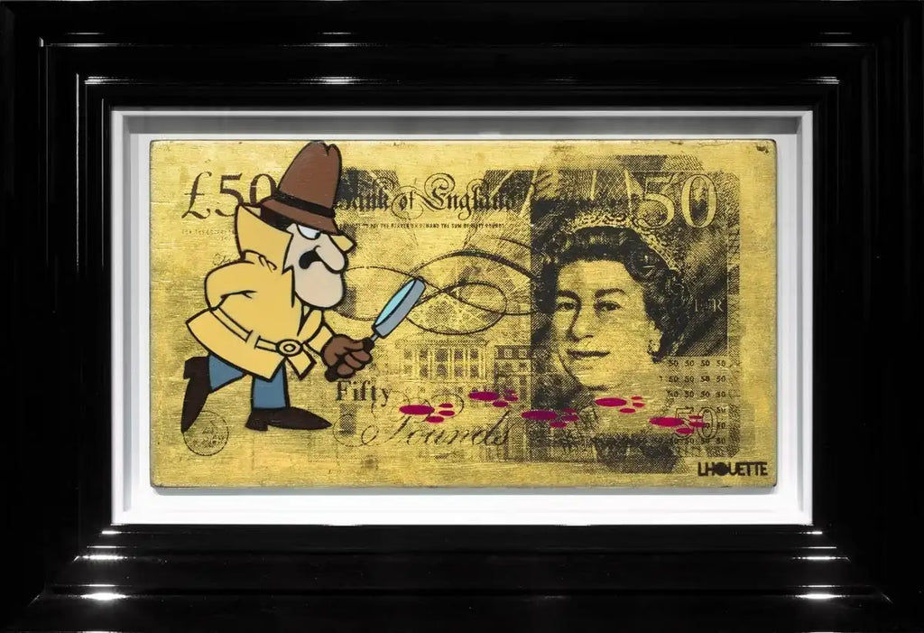 Gold Sterling Inspector Clouseau - SOLD by artist Lhouette - Wyecliffe Galleries