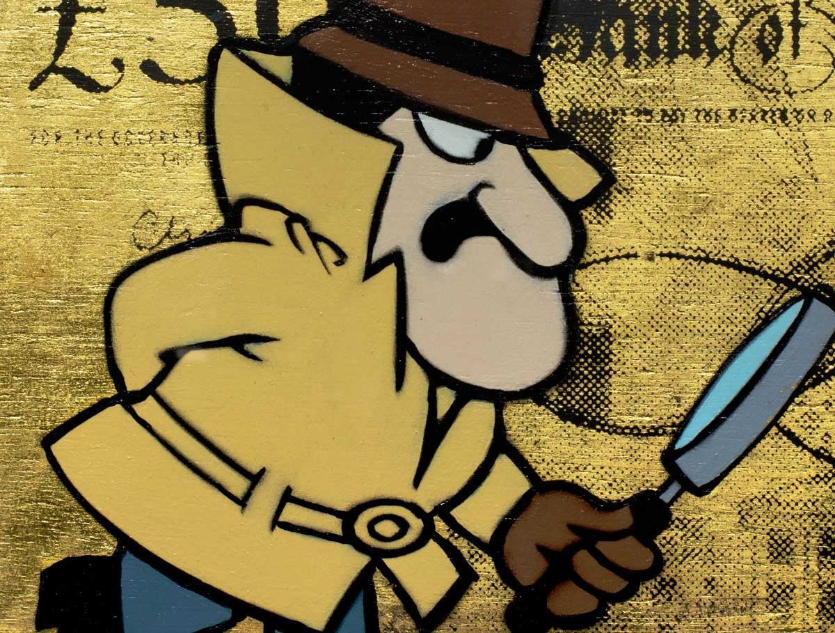 Gold Sterling Inspector Clouseau - SOLD Lhouette