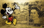 Gold Sterling Mickey Mouse - SOLD by artist Lhouette - Wyecliffe Galleries