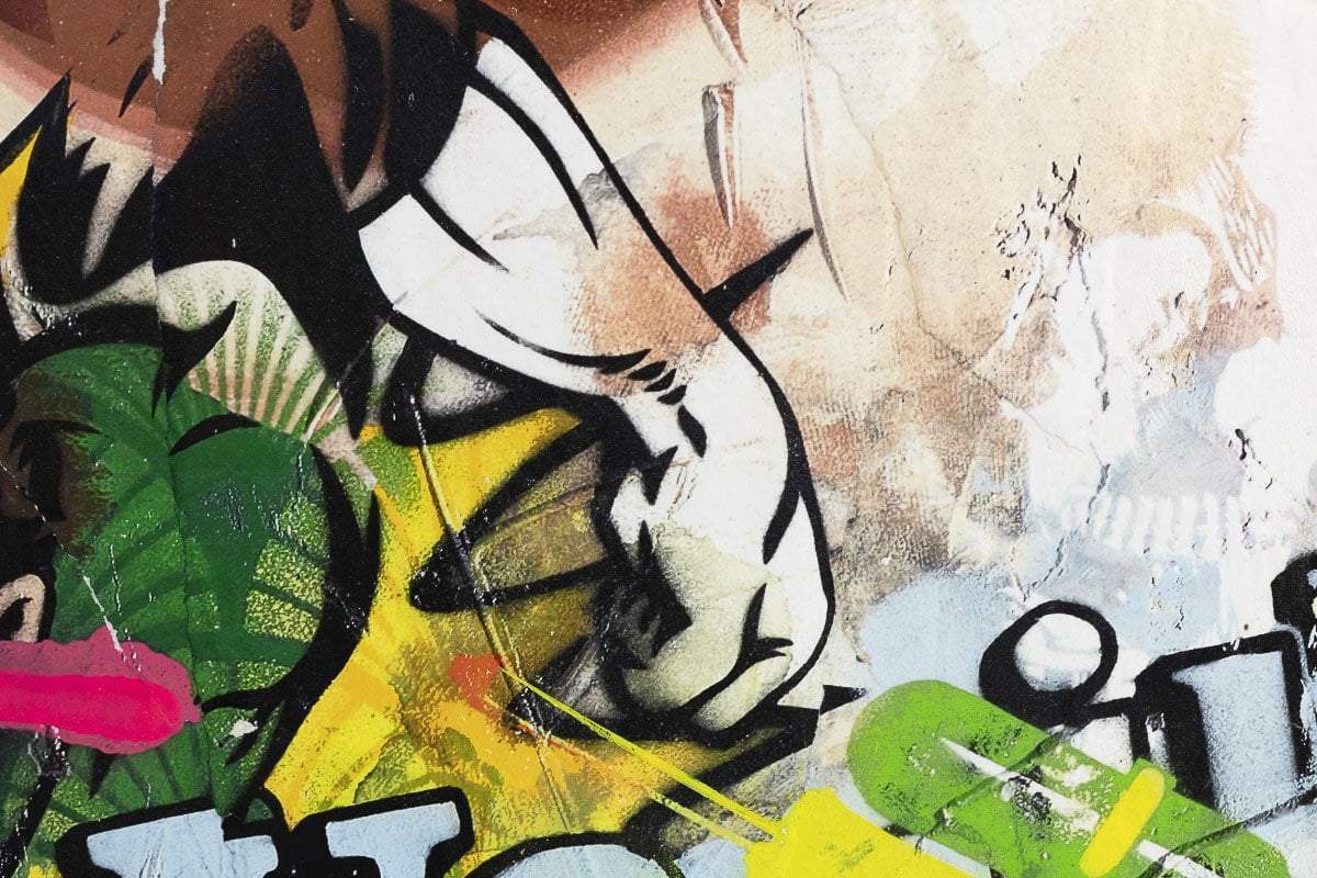 Guard Duty - Louis Vuitton Deluxe Edition - SOLD by artist Lhouette - Wyecliffe Galleries