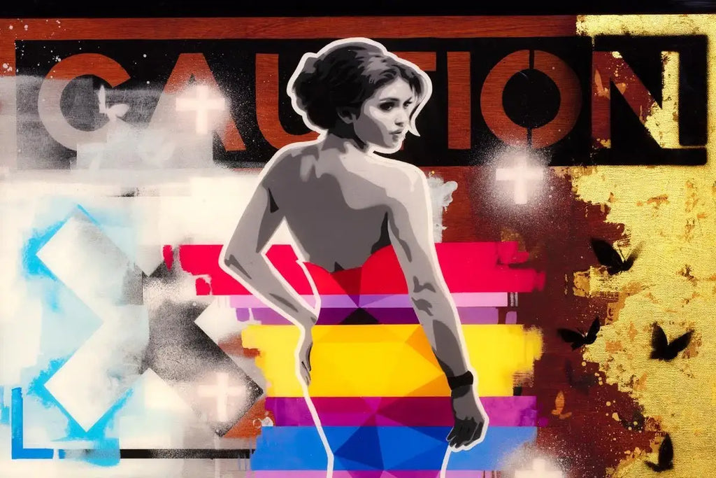 Handle With Care - Edition - SOLD by artist Lhouette - Wyecliffe Galleries