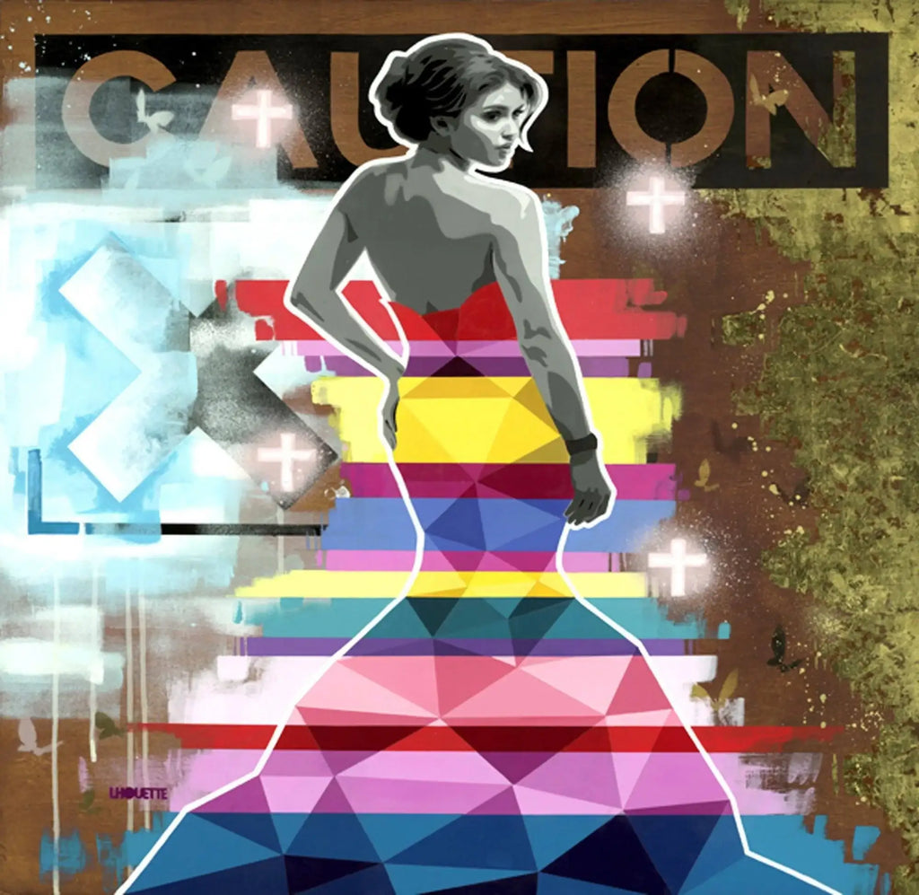 Handle With Care - Edition - SOLD by artist Lhouette - Wyecliffe Galleries