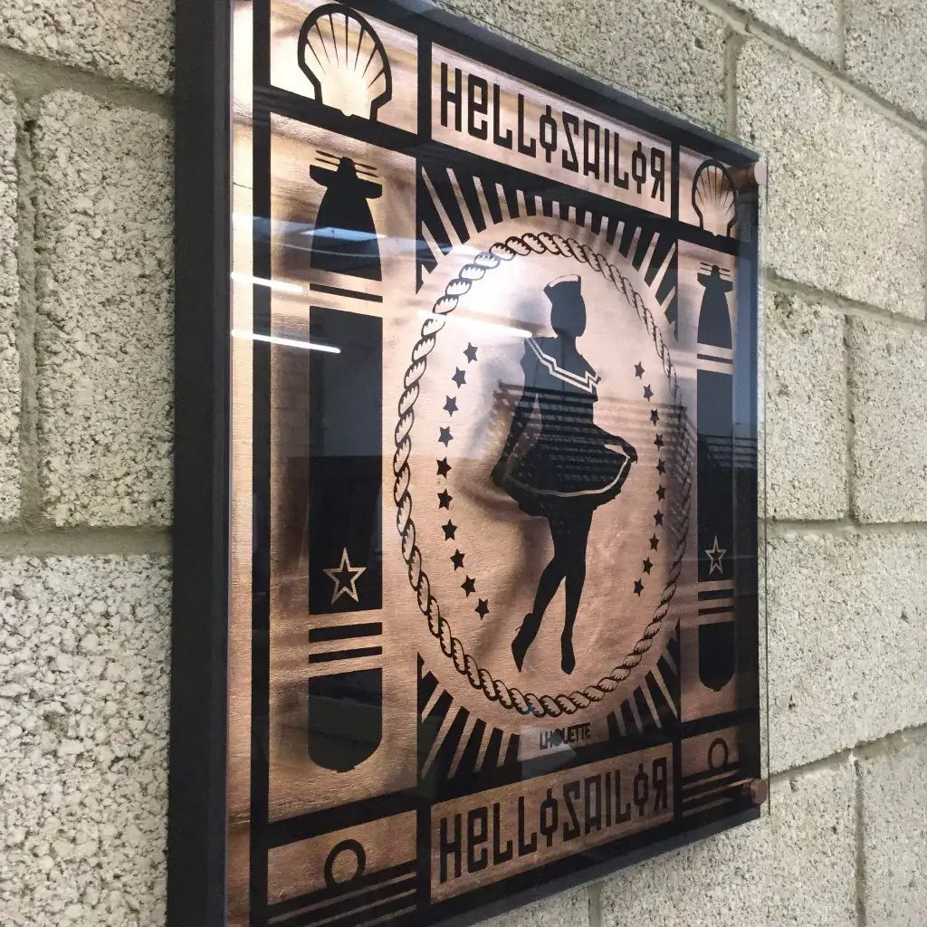 Hello Sailor - Limited Edition - SOLD by artist Lhouette - Wyecliffe Galleries