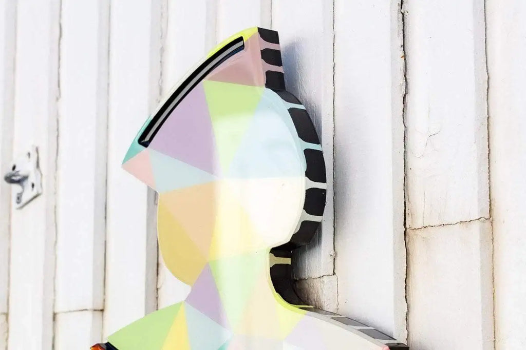 Hello Sailor Geo and Bronze - Original Wall Sculpture - SOLD by artist Lhouette - Wyecliffe Galleries