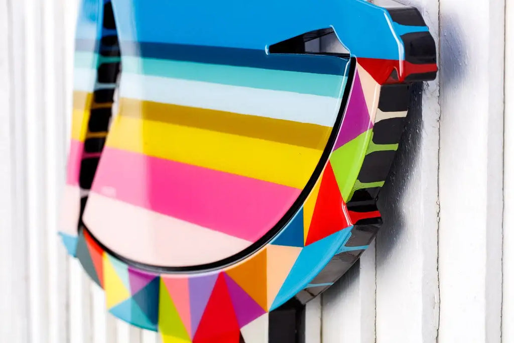 Hello Sailor Geo and Bronze - Original Wall Sculpture - SOLD by artist Lhouette - Wyecliffe Galleries